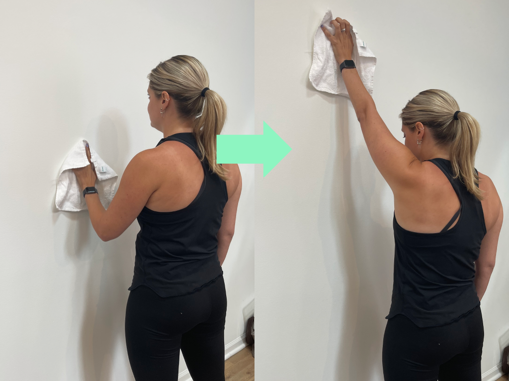 Shoulder Arthritis Exercises: Wall Slides- Facing the Wall 