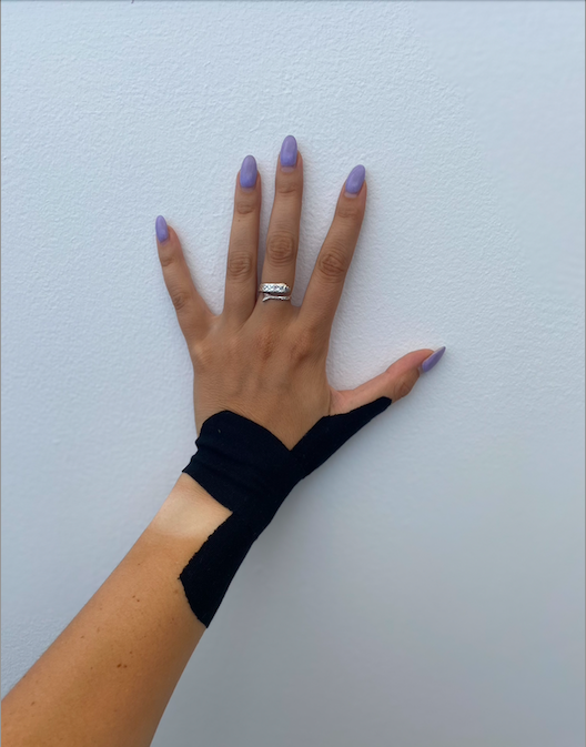Kinesiology tape for thumb arthritis