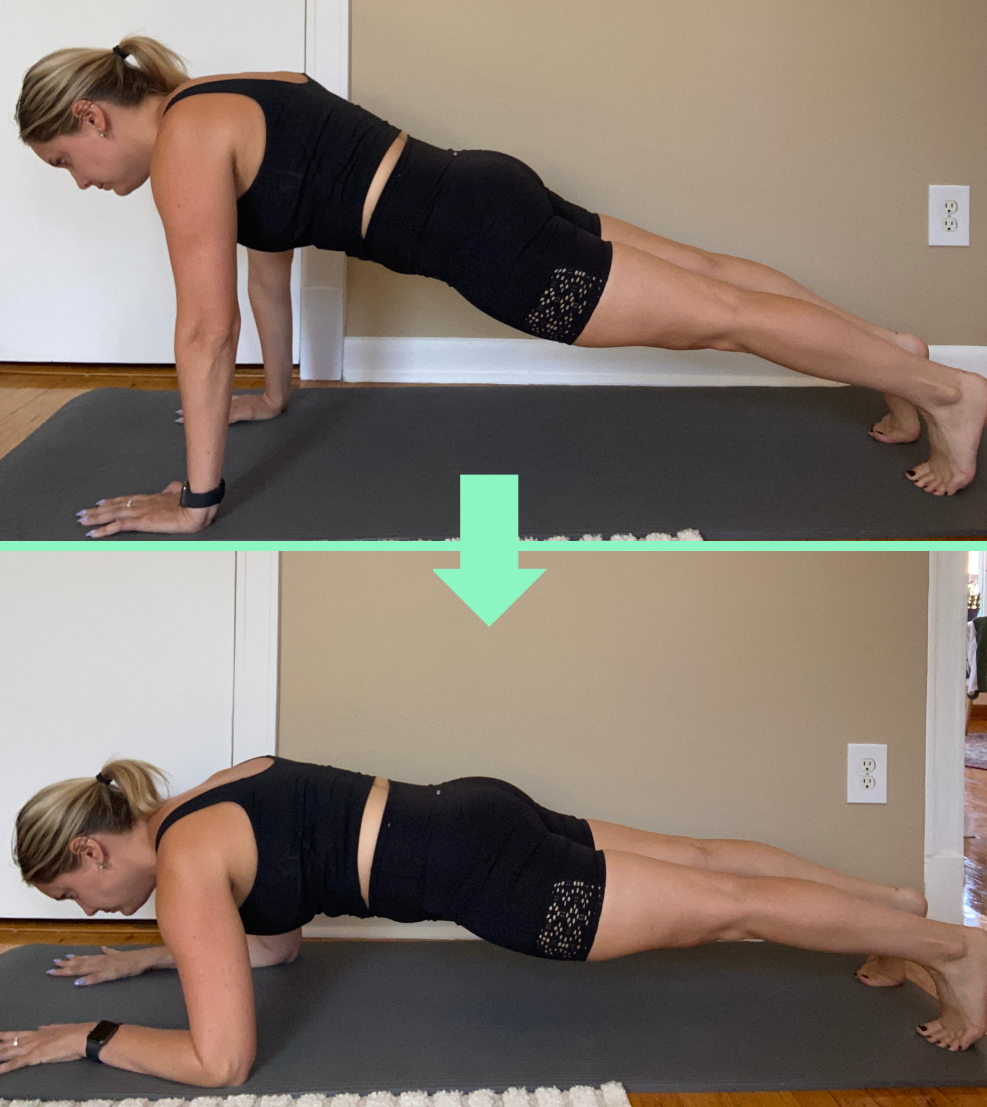 Arthritis Exercise Modifications: Tall Plank to Forearm Plank